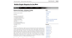 Desktop Screenshot of matildaziegler.com